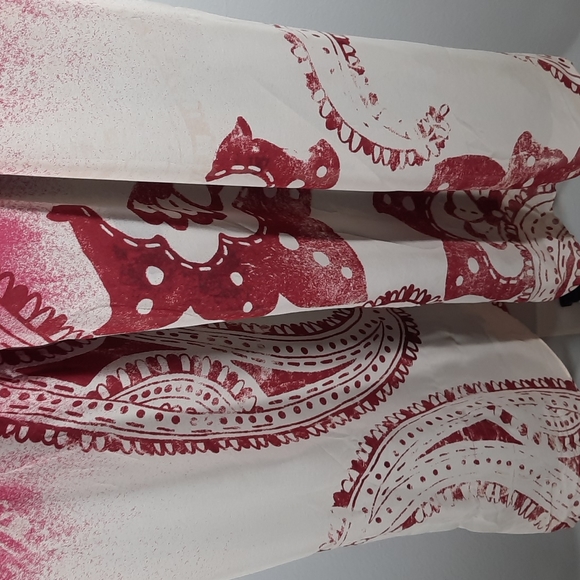 NWT BCBGENERATION CFT Puple/pink/cream / burgundy maxi dress SZ M - Picture 5 of 11